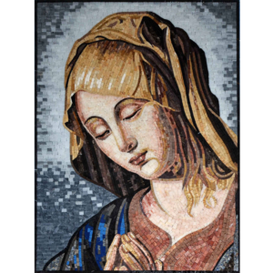Virgin Mary Mosaic Artwork – Handmade